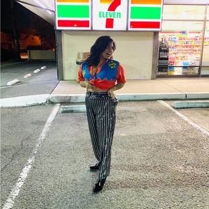 Vintage Fiesta Crop Top